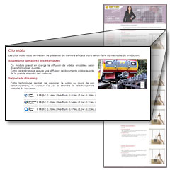 Mise en page avec vidéo